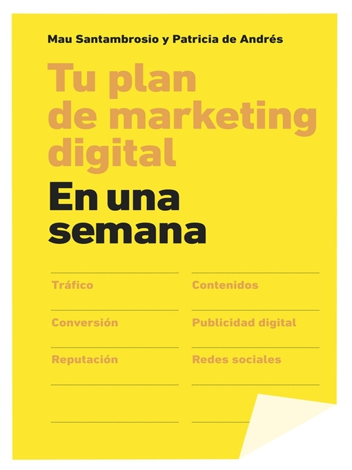 Title details for Tu plan de marketing digital en una semana by Mau Santambrosio - Available